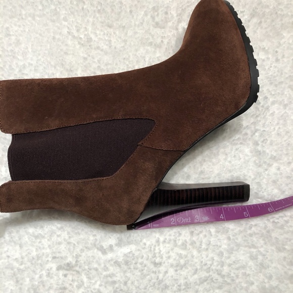 Lauren Ralph Lauren Tiara Brown Suede Boots 10B - Picture 7 of 8